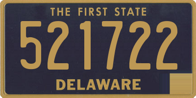 DE license plate 521722