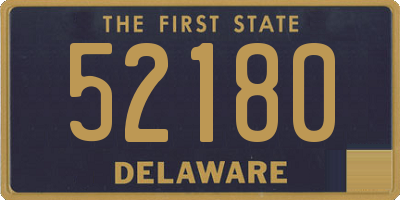 DE license plate 52180