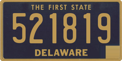 DE license plate 521819
