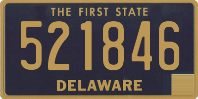 DE license plate 521846