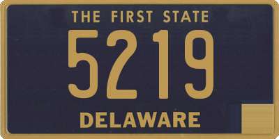 DE license plate 5219