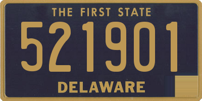 DE license plate 521901