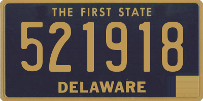 DE license plate 521918