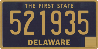 DE license plate 521935