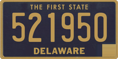 DE license plate 521950