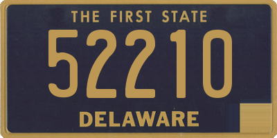 DE license plate 52210