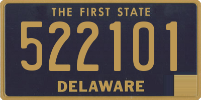 DE license plate 522101