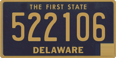 DE license plate 522106