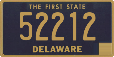 DE license plate 52212