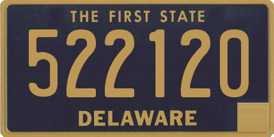 DE license plate 522120