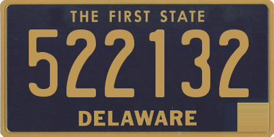 DE license plate 522132