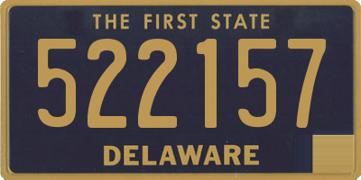 DE license plate 522157
