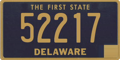 DE license plate 52217