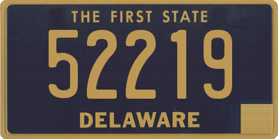 DE license plate 52219