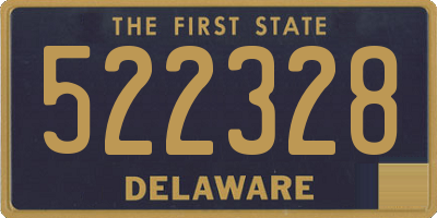 DE license plate 522328