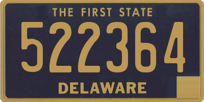 DE license plate 522364