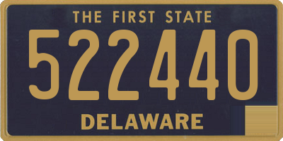 DE license plate 522440
