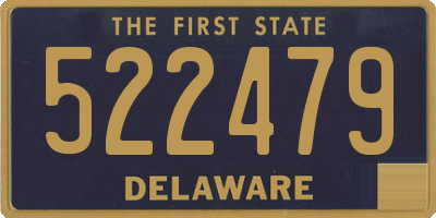 DE license plate 522479