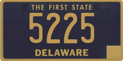 DE license plate 5225