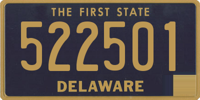 DE license plate 522501