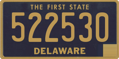 DE license plate 522530