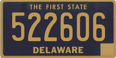 DE license plate 522606