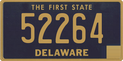 DE license plate 52264