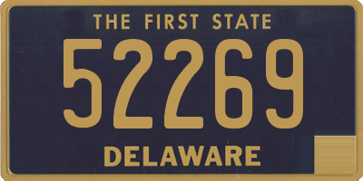 DE license plate 52269