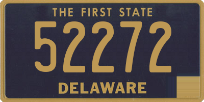 DE license plate 52272