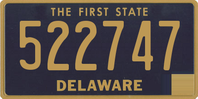 DE license plate 522747