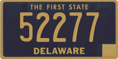DE license plate 52277