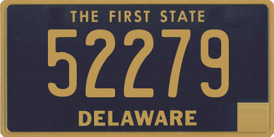 DE license plate 52279