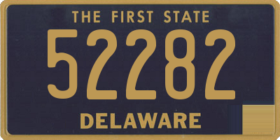 DE license plate 52282