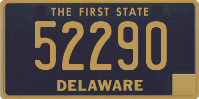 DE license plate 52290