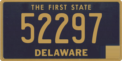 DE license plate 52297