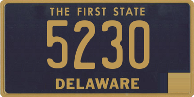 DE license plate 5230