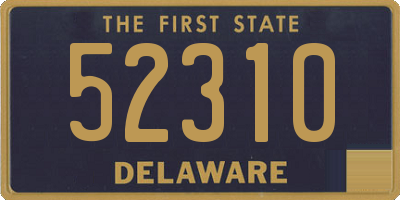 DE license plate 52310