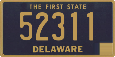 DE license plate 52311