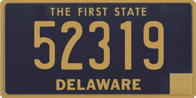 DE license plate 52319