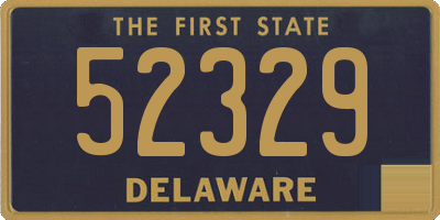 DE license plate 52329