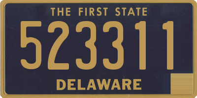 DE license plate 523311