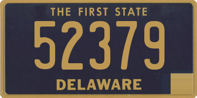 DE license plate 52379