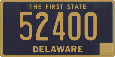 DE license plate 52400