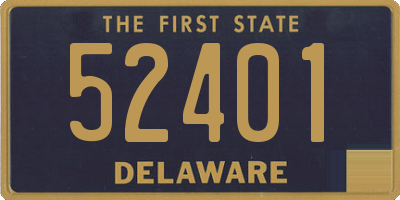 DE license plate 52401