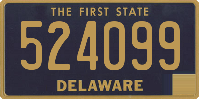 DE license plate 524099