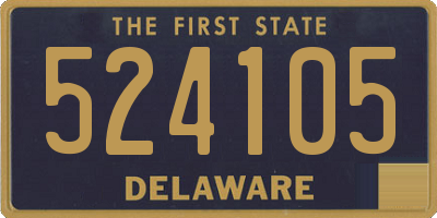 DE license plate 524105