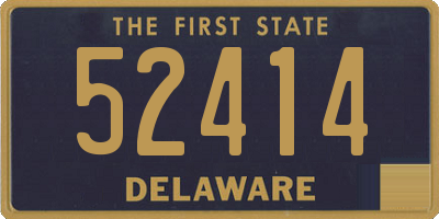 DE license plate 52414