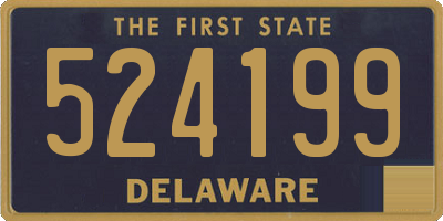 DE license plate 524199