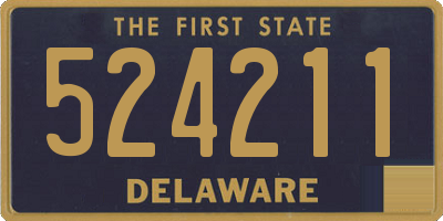 DE license plate 524211