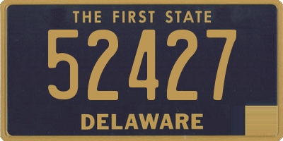 DE license plate 52427